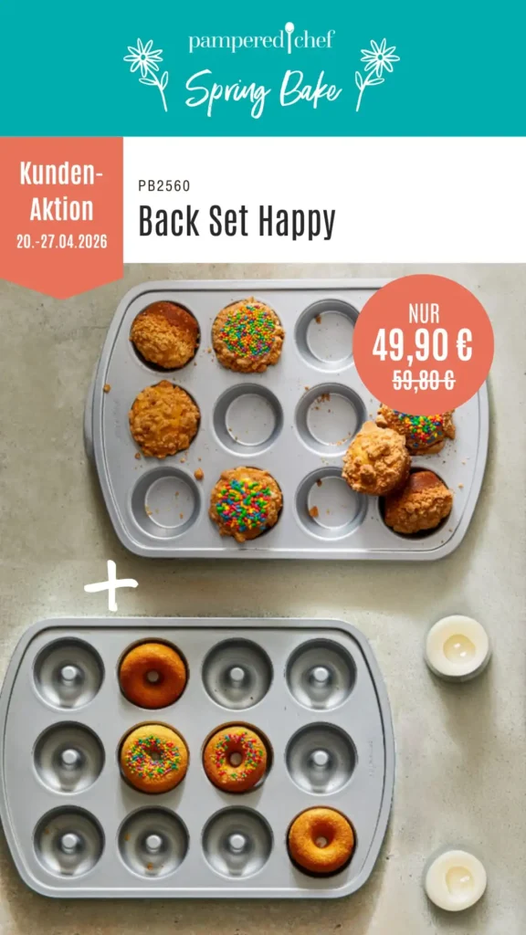 back set happy pampered chef angebot