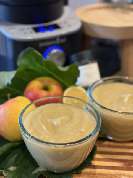 Apfel-Rhabarber Mus