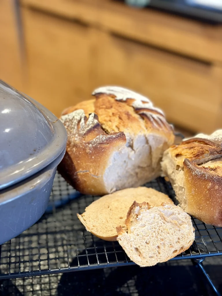 Buttermilch Zwilling mit Sauerteig